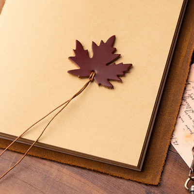 5 τεμάχια vintage Αναγνώστης γνήσιου δέρματος Προσθέστε σελιδοδείκτες φίλους Ρετρό Χειροποίητα Έγγραφα Ημερολόγιο Αξεσουάρ ημερολογίου με φύλλα σημειωματάριου