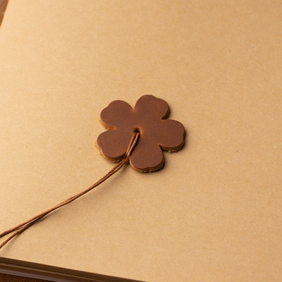 5 τεμάχια vintage Αναγνώστης γνήσιου δέρματος Προσθέστε σελιδοδείκτες φίλους Ρετρό Χειροποίητα Έγγραφα Ημερολόγιο Αξεσουάρ ημερολογίου με φύλλα σημειωματάριου