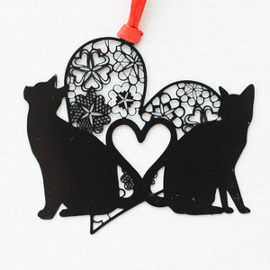 DIY Cute Kawaii Black Cat serija Metalna oznaka za knjige Papirni kreativni predmeti Lijepi korejski poklon paket papirnatih materijala