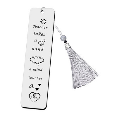 Oznake za darove učiteljima, Pokloni za zahvalu za diplomu Oznake za knjige od nehrđajućeg čelika, Spajalice za knjige za ljubavnike Nastavnici Učenici Prijatelji