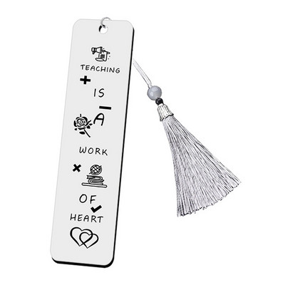 Oznake za darove učiteljima, Pokloni za zahvalu za diplomu Oznake za knjige od nehrđajućeg čelika, Spajalice za knjige za ljubavnike Nastavnici Učenici Prijatelji