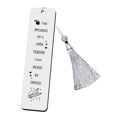 Oznake za darove učiteljima, Pokloni za zahvalu za diplomu Oznake za knjige od nehrđajućeg čelika, Spajalice za knjige za ljubavnike Nastavnici Učenici Prijatelji