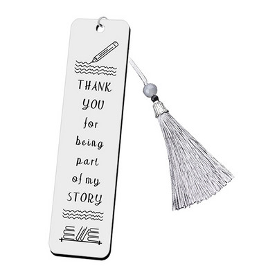 Oznake za darove učiteljima, Pokloni za zahvalu za diplomu Oznake za knjige od nehrđajućeg čelika, Spajalice za knjige za ljubavnike Nastavnici Učenici Prijatelji