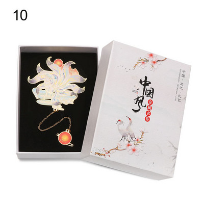 Mjedena knjižna oznaka kineskog stila Privjesak s kićankama Retro stezaljka za knjige Metalna oznaka stranice Poklon za učenike Uredski pribor za školu