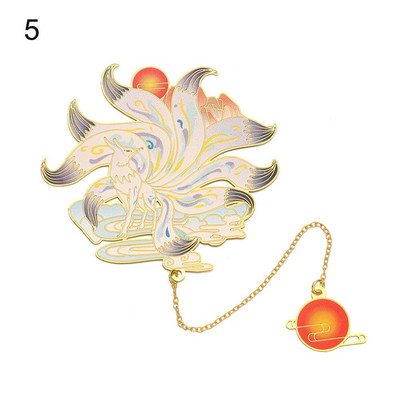 Mjedena knjižna oznaka kineskog stila Privjesak s kićankama Retro stezaljka za knjige Metalna oznaka stranice Poklon za učenike Uredski pribor za školu