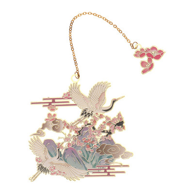 Mjedena knjižna oznaka kineskog stila Privjesak s kićankama Retro stezaljka za knjige Metalna oznaka stranice Poklon za učenike Uredski pribor za školu