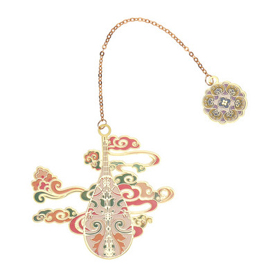 Mjedena knjižna oznaka kineskog stila Privjesak s kićankama Retro stezaljka za knjige Metalna oznaka stranice Poklon za učenike Uredski pribor za školu