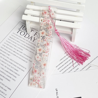 Estetski knjižni dodaci za knjige Ljepilo u obliku listića od ružičastog zlata Prozirni ukrasi Potrepštine za pisanje Markirane stranice za knjige