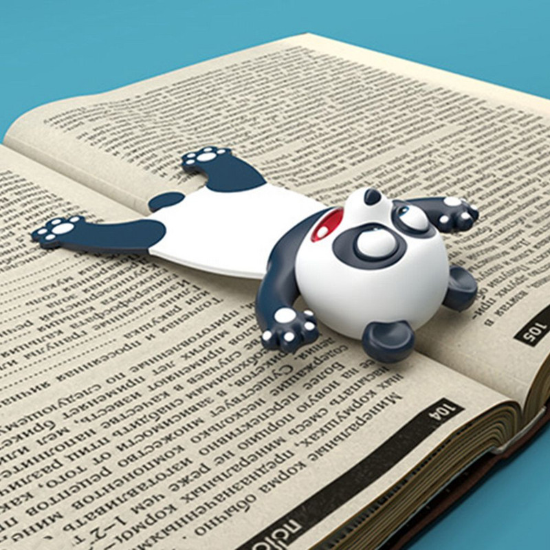 Shiba Inu Panda kirjatarbed Loominguline naljakas multikas Loomastiilis Raamatumarkerid Järjehoidjad Koolitarbed