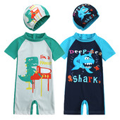 Ljeto, jednodijelni kupaći kostim s duginim jednorogom i dinosaurom za djevojčice, dječake i djevojčice, jednodijelni kupaći kostim sa šeširom, kupaći kostimi za malu djecu, kupaći kostimi, bikini