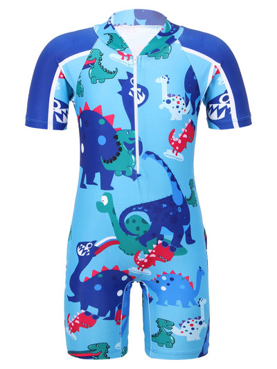 Lapsed, poisid, ühes tükis lühikeste varrukatega ujumistrikoo, ujumiskostüüm Rash Guard ujumiskostüüm veespordialad ujumisriided surfikostüümid