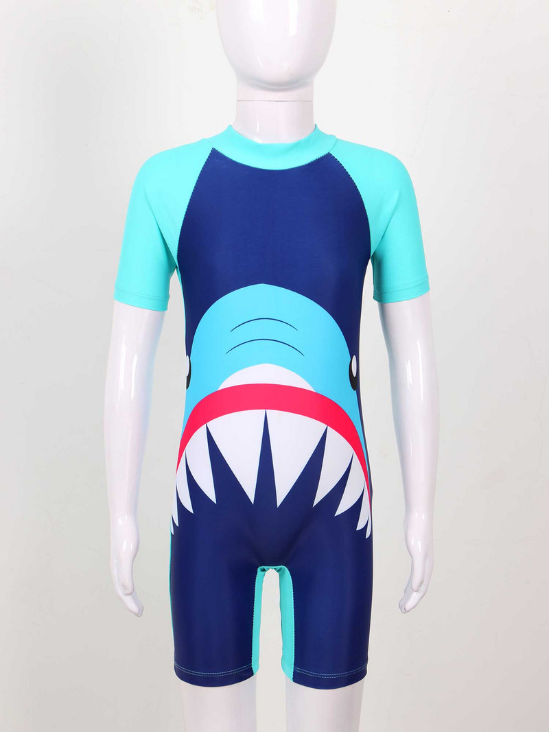 Lapsed, poisid, ühes tükis lühikeste varrukatega ujumistrikoo, ujumiskostüüm Rash Guard ujumiskostüüm veespordialad ujumisriided surfikostüümid