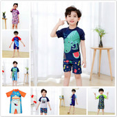 Kupaći kostimi za dječake, kupaće kostime za djevojčice, odjeća za surfanje iz crtića, dječja, dječja odjeća za plažu, kupaći kostimi, kratki rukavi, kupaći kostimi za malu djecu