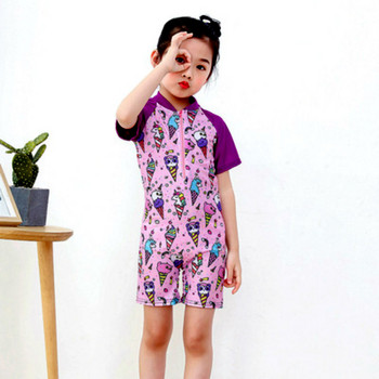 Μωρό αγόρι μαγιό κορίτσι μαγιό κινούμενα σχέδια Σέρφινγκ ρούχα Παιδικά ρούχα παραλίας Μαγιό Κοντομάνικο παιδικό μαγιό