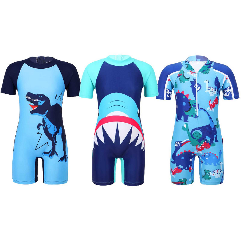 Vaikų berniukų maudymosi kostiumėliai Vientisas išbėrimų apsauginis maudymosi kostiumėlis vaikiškas paplūdimio apranga maudymosi kostiumėlis banglenčių plaukimo kostiumas šliaužtinukas