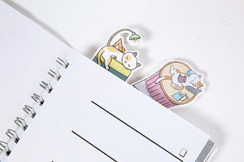 30 бр. Flying Bird Series Bookmark Paper Творческа специална форма на перцева карта Съобщение Лепяща бележка Деца, четяща карта със съобщение