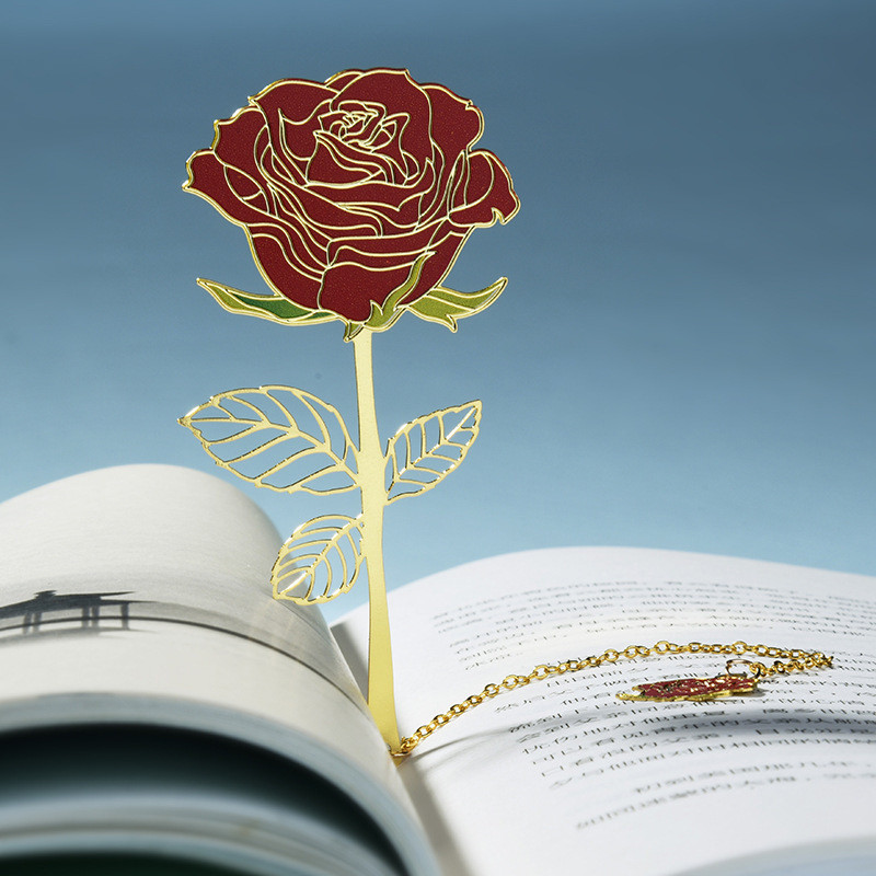 EZONE Vintage metalna knjižna oznaka Oslikana knjižna oznaka u kineskom stilu Mjedena resa Izuzetan poklon Školski uredski pribor Dječji pribor