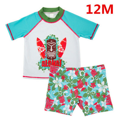 Kavkas Vaikų berniukų maudymosi kostiumėlis, dviejų dalių šaunus animacinio filmo spausdintas vasaros vaikų maudymosi kostiumėlis 1-6 metų paplūdimio vonioje