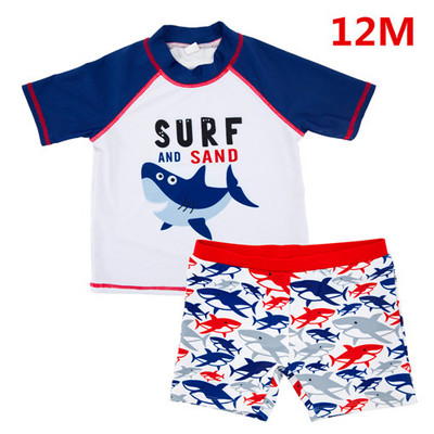 Kavkas Vaikų berniukų maudymosi kostiumėlis, dviejų dalių šaunus animacinio filmo spausdintas vasaros vaikų maudymosi kostiumėlis 1-6 metų paplūdimio vonioje