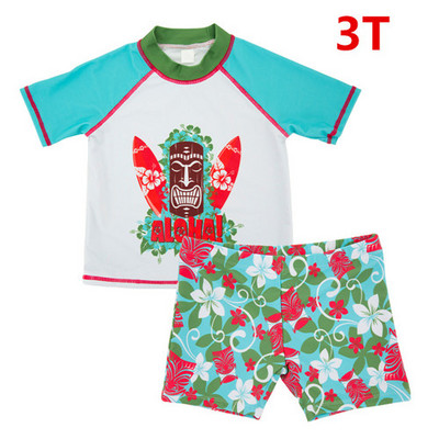 Kavkas Vaikų berniukų maudymosi kostiumėlis, dviejų dalių šaunus animacinio filmo spausdintas vasaros vaikų maudymosi kostiumėlis 1-6 metų paplūdimio vonioje