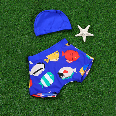 Βρεφικά καλοκαιρινά μαγιό Παιδικά κινούμενα σχέδια Μαγιό ψαριών Καλοκαιρινά ρούχα για αγόρια Μαγιό Καπέλο Βρεφικά ρούχα για το μπάνιο