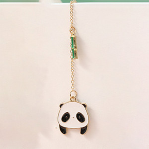 1vnt Mielas Panda Pakabukas Metalinis Žymė Puslapiams Knygoms Skaitytojams Kanceliarinės prekės