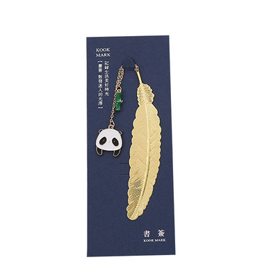 1vnt Mielas Panda Pakabukas Metalinis Žymė Puslapiams Knygoms Skaitytojams Kanceliarinės prekės