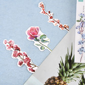 30 vnt. Netaisyklingos gėlės formos Kūrybinė žymė Paukščių raštas Animacinių filmų laikiklis Skaitymo žymeklis Studentų raštinės reikmenys Mokykliniai reikmenys