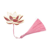 1 vnt Retro kinietiško stiliaus tuščiaviduris žalvaris Žymė Lotoso kutais dažytos knygos klipas Puslapių žymėjimas Raštinės reikmenys mokykliniai reikmenys