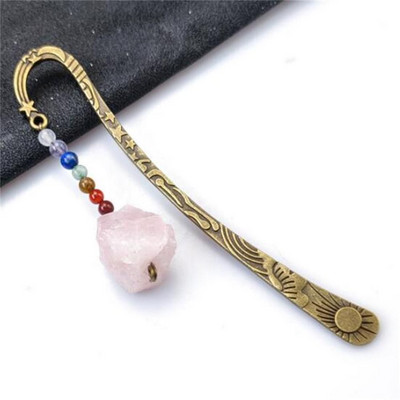 6 стила Ретро метален розов часовник Часовник Отметки Творчески бронзов елен Деликатен книжен маркер за страница Ръчно изработен подарък