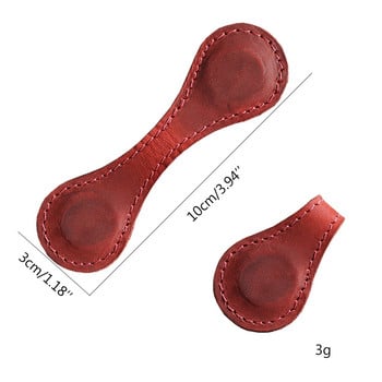 Ретро кожена отметка, магнитна щипка за страници, двустранна употреба за деца и възрастни, подаръци