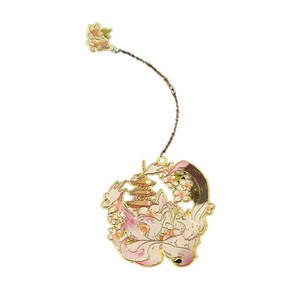 Knygų segtukas Senovinis geometrinis pakabukas tuščiaviduris knygų žymeklis, skaitymo asistentas, kinų stiliaus žalvaris, žymeklis mokykliniai reikmenys