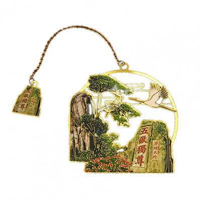 Knygų segtukas Senovinis geometrinis pakabukas tuščiaviduris knygų žymeklis, skaitymo asistentas, kinų stiliaus žalvaris, žymeklis mokykliniai reikmenys