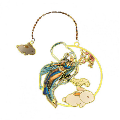 Knygų segtukas Senovinis geometrinis pakabukas tuščiaviduris knygų žymeklis, skaitymo asistentas, kinų stiliaus žalvaris, žymeklis mokykliniai reikmenys