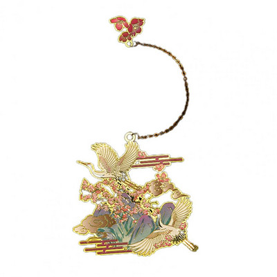 Knygų segtukas Senovinis geometrinis pakabukas tuščiaviduris knygų žymeklis, skaitymo asistentas, kinų stiliaus žalvaris, žymeklis mokykliniai reikmenys