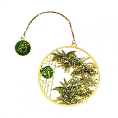 Knygų segtukas Senovinis geometrinis pakabukas tuščiaviduris knygų žymeklis, skaitymo asistentas, kinų stiliaus žalvaris, žymeklis mokykliniai reikmenys