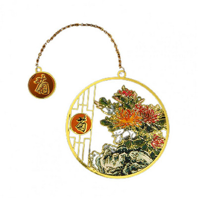 Knygų segtukas Senovinis geometrinis pakabukas tuščiaviduris knygų žymeklis, skaitymo asistentas, kinų stiliaus žalvaris, žymeklis mokykliniai reikmenys