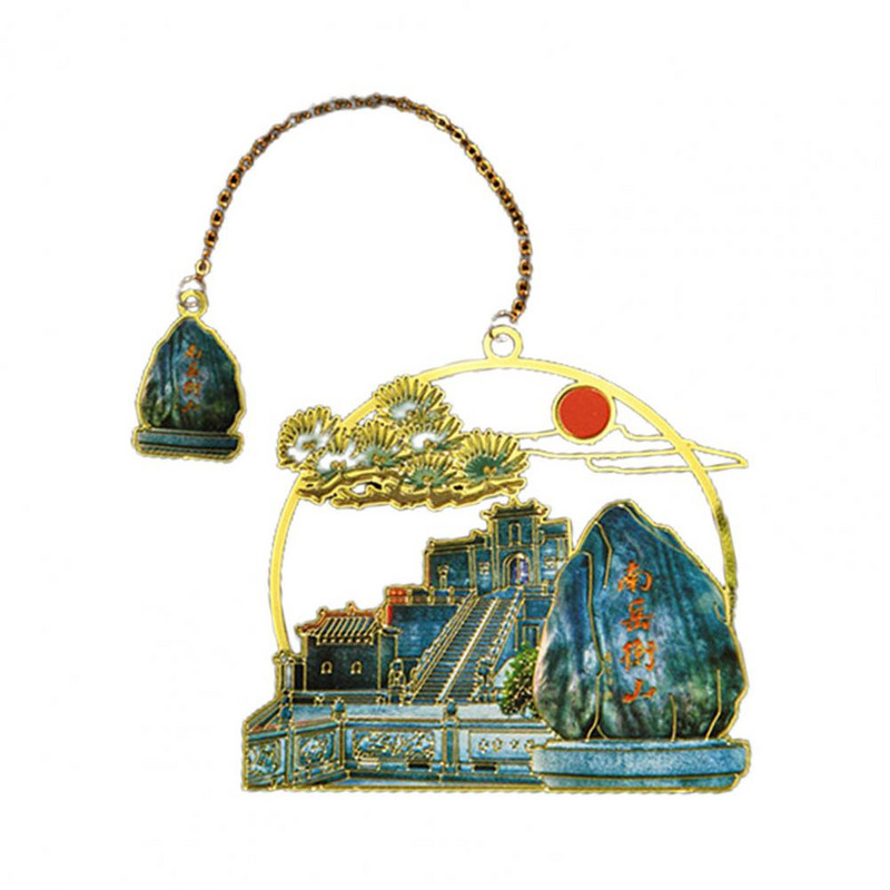 Knygų segtukas Senovinis geometrinis pakabukas tuščiaviduris knygų žymeklis, skaitymo asistentas, kinų stiliaus žalvaris, žymeklis mokykliniai reikmenys