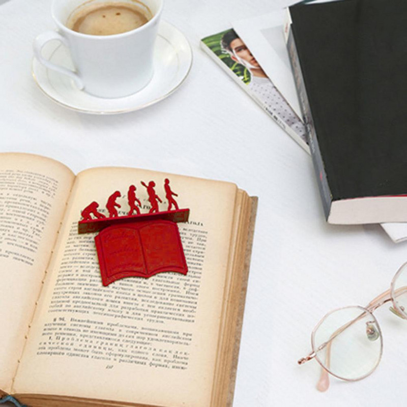 Praktiška žymė Neblunkanti skaitoma Žymė Akį traukiantis beždžionių raštas Skaitymas knygoje Žymės ženklas