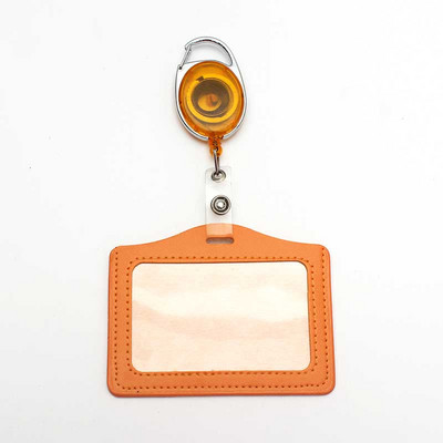 Juoda ištraukiama ištraukiama ženklelio ritė ABS plastiko simbolių keičiamo dydžio studentų slaugytojų parodos PU vizitinės kortelės ženklelio laikiklis