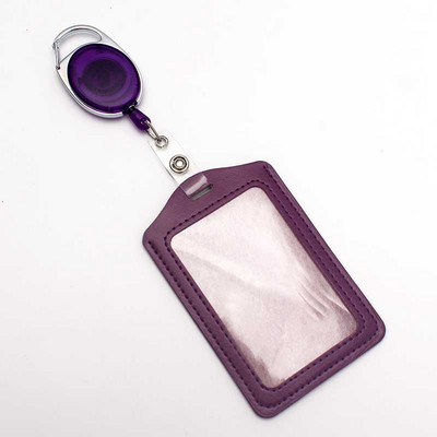 Juoda ištraukiama ištraukiama ženklelio ritė ABS plastiko simbolių keičiamo dydžio studentų slaugytojų parodos PU vizitinės kortelės ženklelio laikiklis