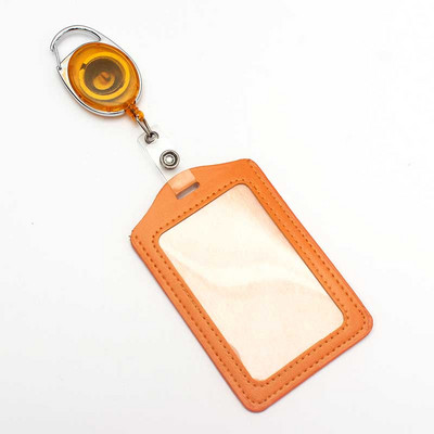 Juoda ištraukiama ištraukiama ženklelio ritė ABS plastiko simbolių keičiamo dydžio studentų slaugytojų parodos PU vizitinės kortelės ženklelio laikiklis