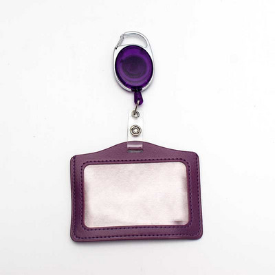 Juoda ištraukiama ištraukiama ženklelio ritė ABS plastiko simbolių keičiamo dydžio studentų slaugytojų parodos PU vizitinės kortelės ženklelio laikiklis