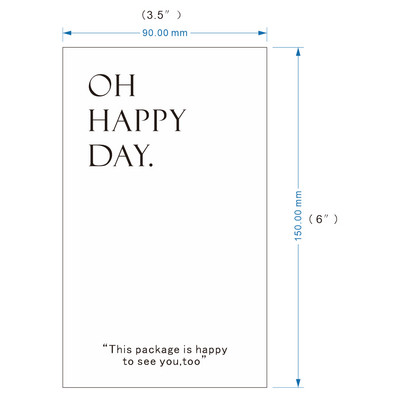 30 vnt. pakuotės etiketė 6 * 15 cm stačiakampė etiketė smulkaus verslo prekių pakuotės sandarinimo lipdukai dovanų dėžutė dekoro pristatymas