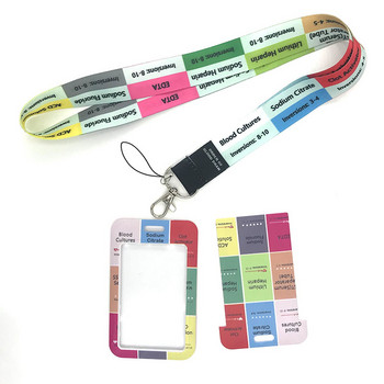 Медицински шнур Значка за притежател на кредитна карта Доктор Медицинска сестра Студент Жени Пътуване Банка Автобус Значка за капак на визитка