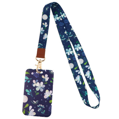 Κορδόνια με λουράκια λαιμού με μικρά φύλλα για κλειδιά Κάρτα ταυτότητας γυμναστήριο Ιμάντες κινητού τηλεφώνου Θήκη σήματος USB DIY Κρεμαστό τηλέφωνο Σχοινί λουλούδια