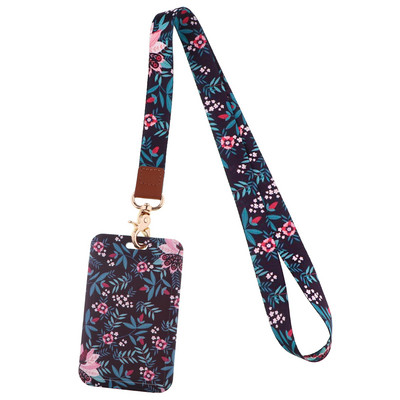 Κορδόνια με λουράκια λαιμού με μικρά φύλλα για κλειδιά Κάρτα ταυτότητας γυμναστήριο Ιμάντες κινητού τηλεφώνου Θήκη σήματος USB DIY Κρεμαστό τηλέφωνο Σχοινί λουλούδια