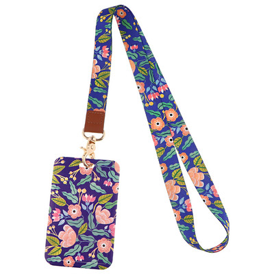 Κορδόνια με λουράκια λαιμού με μικρά φύλλα για κλειδιά Κάρτα ταυτότητας γυμναστήριο Ιμάντες κινητού τηλεφώνου Θήκη σήματος USB DIY Κρεμαστό τηλέφωνο Σχοινί λουλούδια