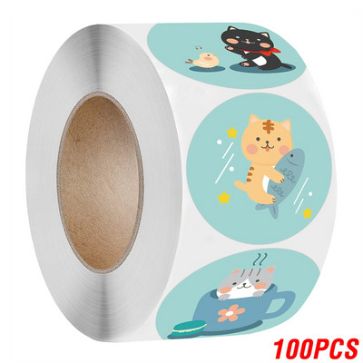 100-500gab 1 collas multfilmas dzīvnieki bērni uzlīmes uzlīme Paldies jauka rotaļlieta spēle uzlīme DIY dāvanu aizzīmogošanas etiķete dekorācijas piederumi