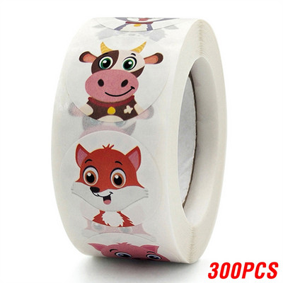 100-500gab 1 collas multfilmas dzīvnieki bērni uzlīmes uzlīme Paldies jauka rotaļlieta spēle uzlīme DIY dāvanu aizzīmogošanas etiķete dekorācijas piederumi